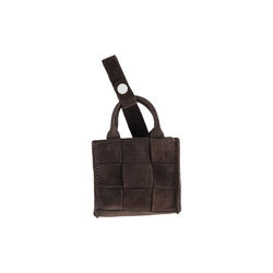 Cervino Vista Bag Charm, chocolate brown, Luna Moon