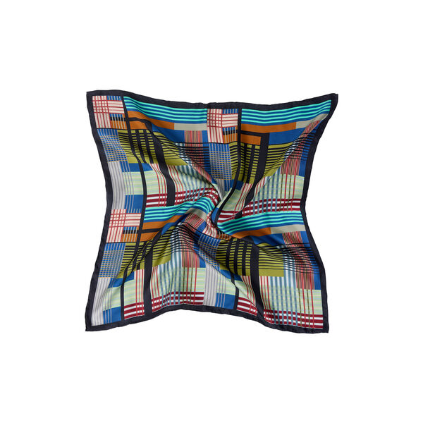 LINEWORK Scarf, lime/blue, Bella Ballou