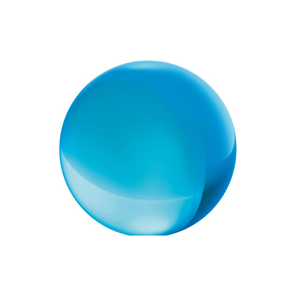 Glaskugle, elektrisk bl&aring;, Iittala