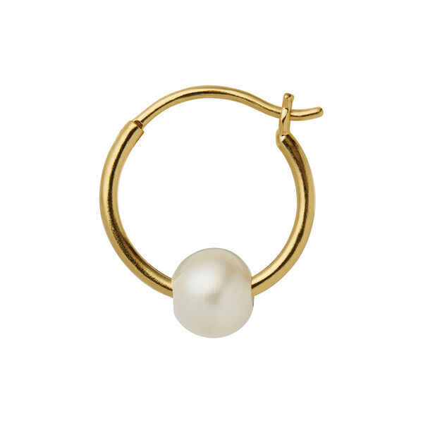 Big Pearl Berrie Hoop Single, gold, Stine A Jewelry