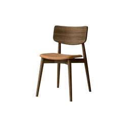 Chiara spisebordsstol, Davos 2758 Brandy/r&oslash;get eg, Bruunmunch Furniture