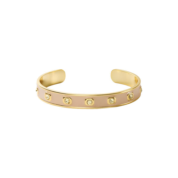 GEM Bracelet Cuff, mastic beige, bangle up