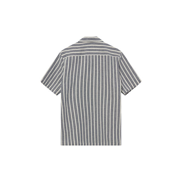 MMGJoe Basso Stripe SS Shirt, salute navy, MOS MOSH Gallery