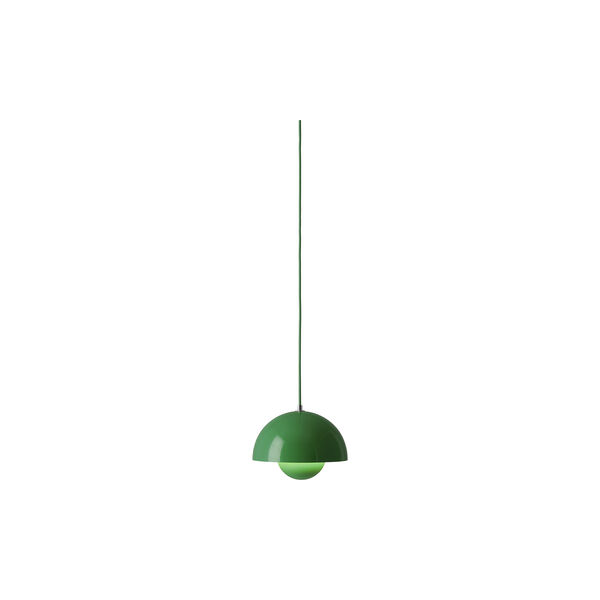 Flowerpot VP1 Pendant, signal green, &Tradition