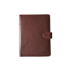 A5 Folder, dark brown, Tony Perotti