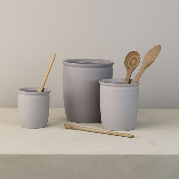 Knabstrup Syltekrukke 2 L, grey, Knabstrup Keramik