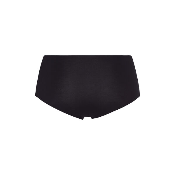 Invisible Cotton Maxi Briefs, black, HANRO