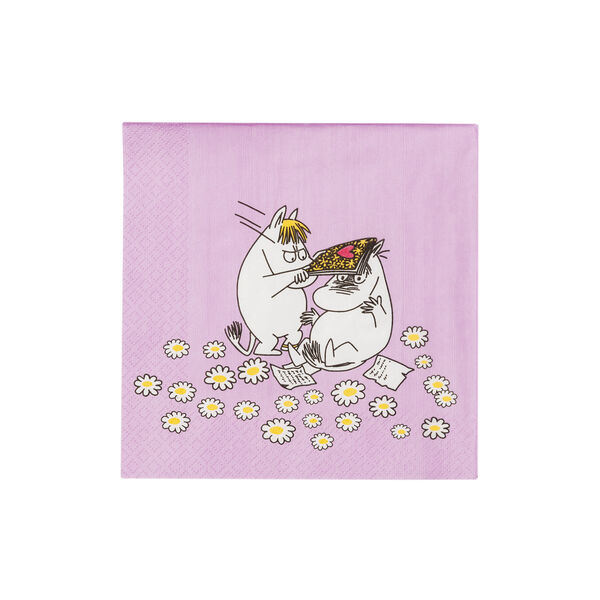 Mumi papirservietter K&aelig;rster, Moomin Arabia