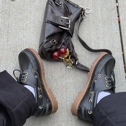 RUDDER-X Boat Shoes, black, phenumb copenhagen