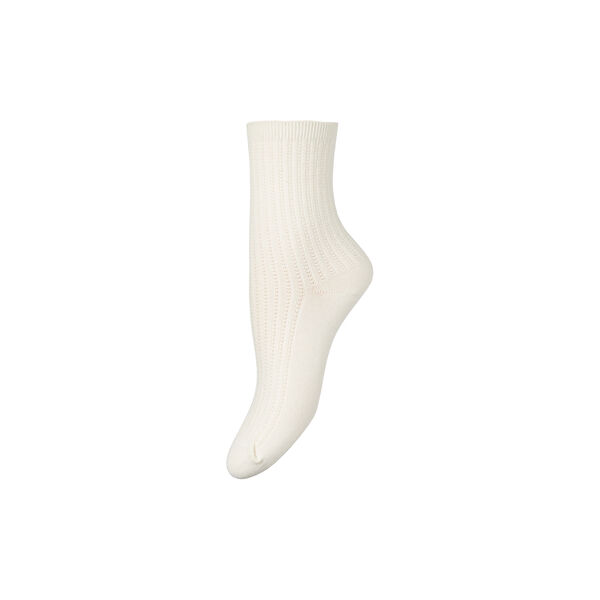 Helga Crochet Sock, white, Becks&ouml;ndergaard