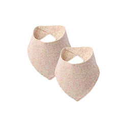 2 Bib Eden, coral flowers, Wheat