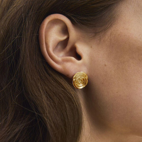 Rose &Oslash;restikker Large, forgyldt, Pernille Corydon Jewellery