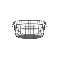 KAGO Opbevaringskurv Rund M, anthracite, Blomus