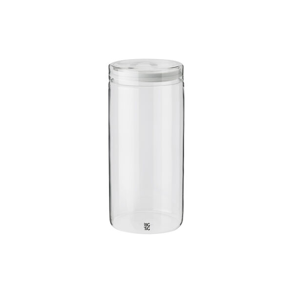 STORE-IT opbevaringsglas 1,5 L, light grey, RIG-TIG