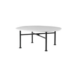 Carmel Coffee Table, clam white, GUBI