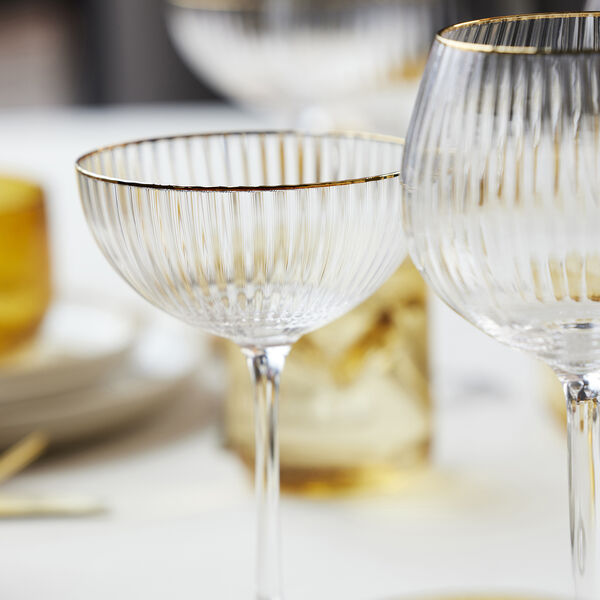 Palermo Gold cocktailglas 4 stk., Lyngby Glas