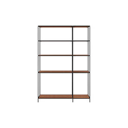Original&nbsp;Shelf&nbsp;1+1, walnut, Abstracta&reg; System