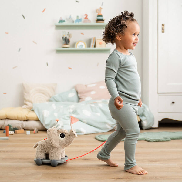 Elphee 2-i-1 tr&aelig;kdyr, sand, Done by Deer