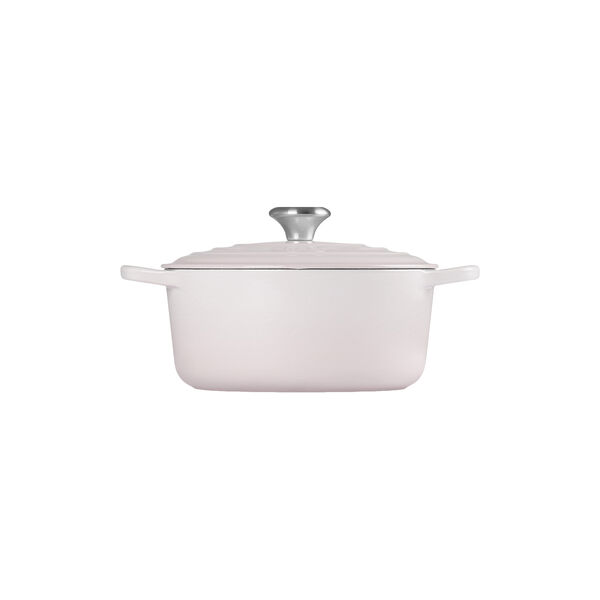 Signature rund st&oslash;bejernsgryde &Oslash; 24 cm, shell pink, Le Creuset