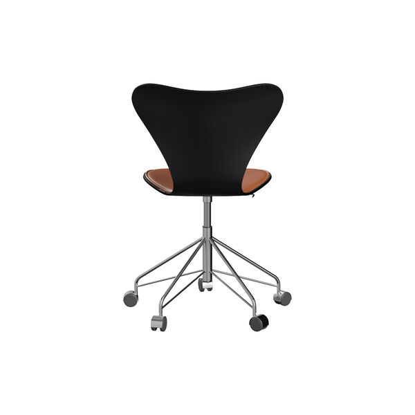Serie 7&trade; 3117 forsidepolstret kontorstol, Grace Walnut, Fritz Hansen
