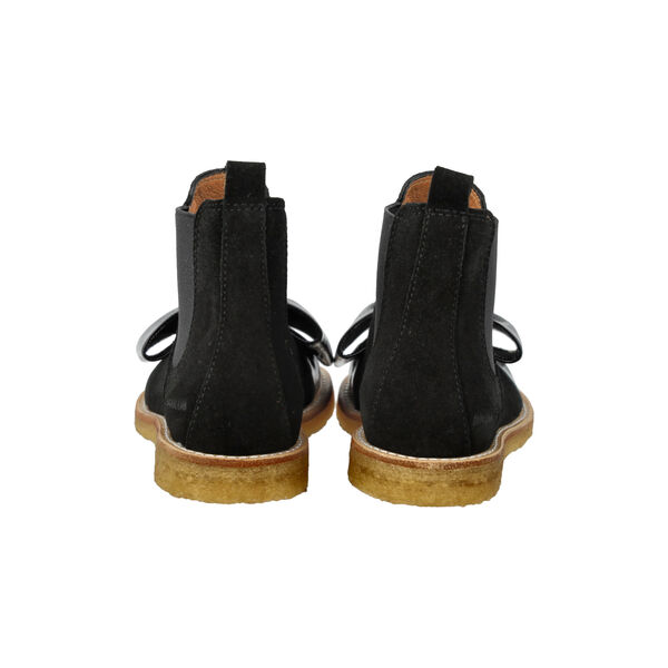 Chelsea st&oslash;vle, black/black elastic, ANGULUS