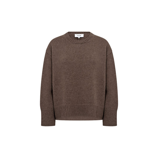 LR-PERLE 1 Pullover, fondue fudge, Levet&eacute; Room