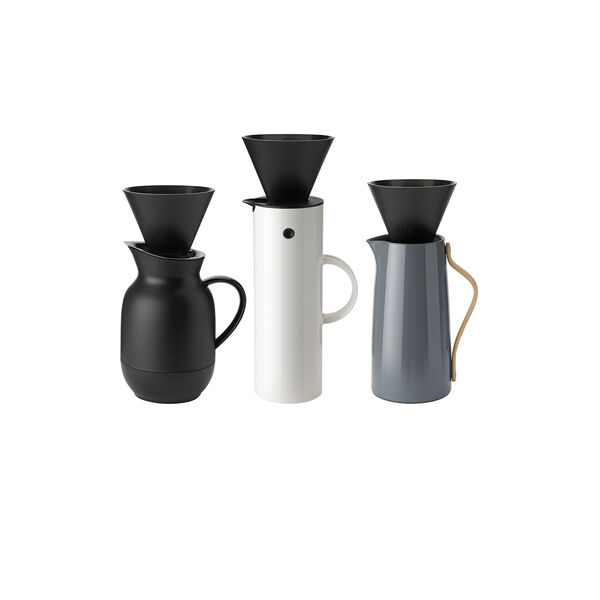 Stelton kaffetragt til termokande, black, Stelton