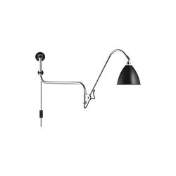 BL10 Wall Lamp, black semi matt/chrome, GUBI