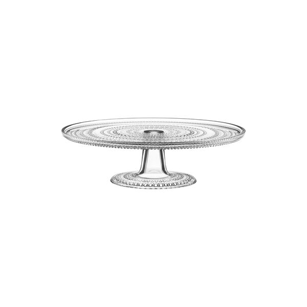 Kastehelmi kagefad p&aring; fod, klar, Iittala
