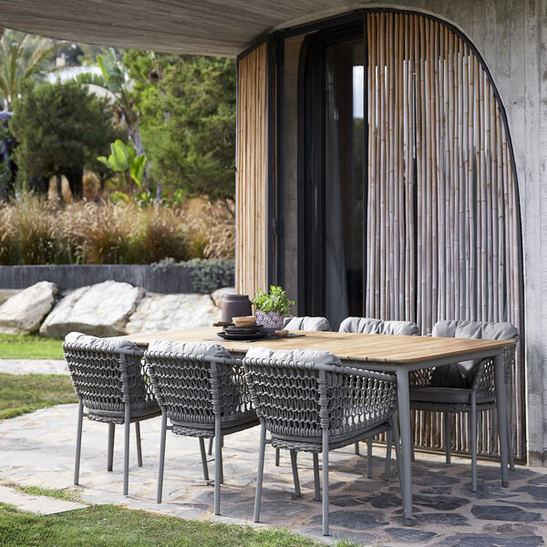 Ocean stol hyndes&aelig;t, taupe, Cane-line