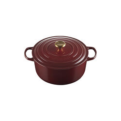 Signature rund st&oslash;bejernsgryde &Oslash; 28 cm, garnet, Le Creuset