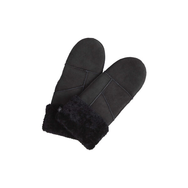 BellaMBG Sheepskin Mitten, black, Markberg