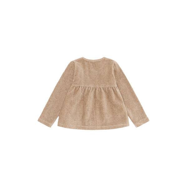 Hcsicillia Ottoman Velour Solid O-Neck, biscuit Hcsicillia Ottoman Velour Solid O-Neck, biscuit, Hust & Claire