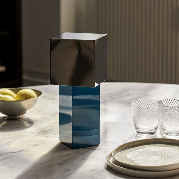 Pivot ATD7 portable bordlampe, blue silver, &Tradition