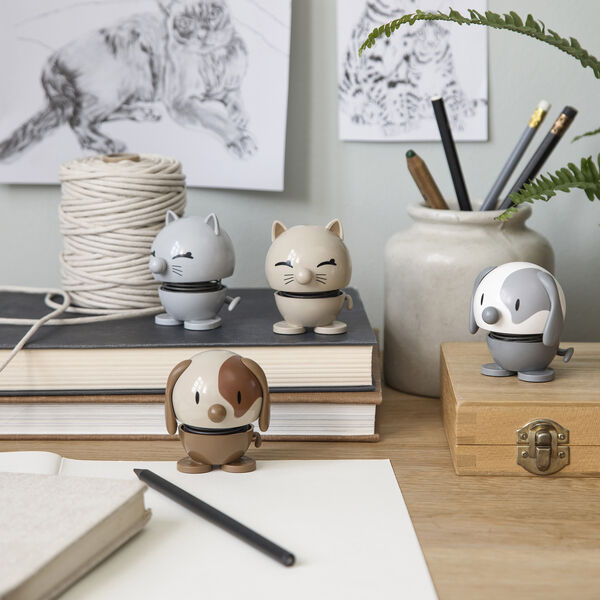 Cat, light grey, Hoptimist