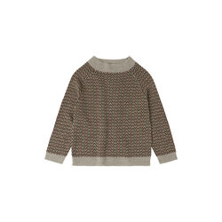 Herringbone Sweater, oat melange, FUB