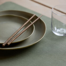 Shoku D&aelig;kkeserviet 4 stk., pure green, Villa Collection