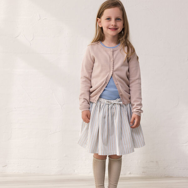 Sana Skirt, blue iris stripe, MarMar Copenhagen