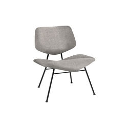 VL135 Cosy fuldpolstret loungestol, Re-wool 0108/sort, VERMUND