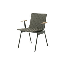 Ville AV34 Outdoor Armchair, bronze green, &Tradition