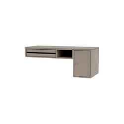 BUREAU skrivebord, 141 truffle, Montana Furniture
