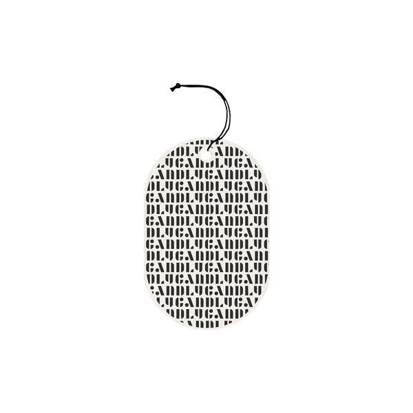 No. 1 Scented Car/Room Tag, Geranium/Incense, Candly & Co