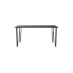 FH3605&trade; skrivebord, black ash/black, Fritz Hansen
