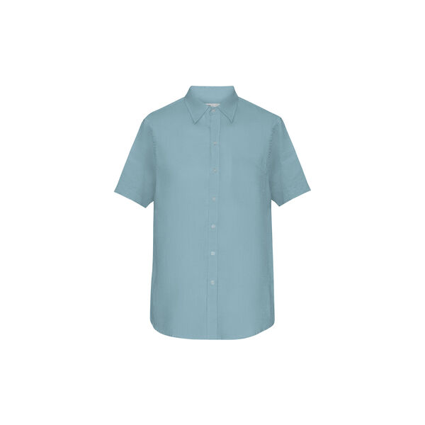 Linen SS Shirt, steel blue, Colorful Standard