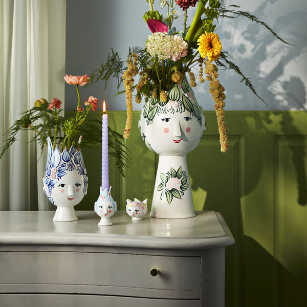 Titania Kronelysestage, lys bl&aring;, Bj&oslash;rn Wiinblad