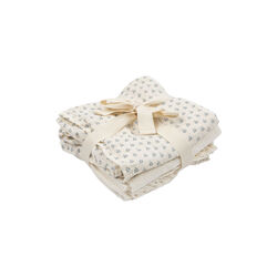 Bellini 3 Pack Muslin Cloth, punto blu, Konges Sløjd