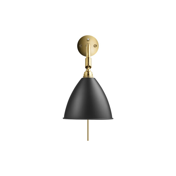 Bestlite BL7 Wall Lamp, soft black semi matt/brass, GUBI