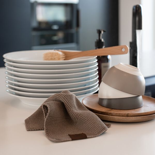 Strikket Klud, ginger snap Strikket Klud, ginger snap, By LOHN