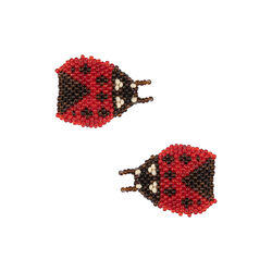 2 Pack Ladybug Beaded Hair Clip, ladybug, Konges Sl&oslash;jd