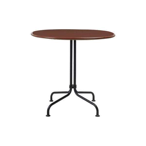 Carmel Bistro Outdoor Dining Table, matt rock red, GUBI